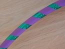 Purple and GreenGlitter Hoop