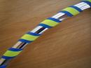 Blue, Yellow and Silver Hoop