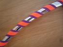 Purple, Orange and Silver Hoop