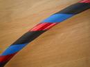 Black, Blue and RedGlitter Hoop
