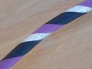 Black, Purple and SilverGlitter Hoop