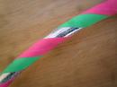 Pink, Green and SilverGlitter Hoop