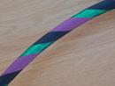 Purple, Black and GreenGlitter Hoop
