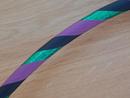 Purple, Black and GreenGlitter Hoop