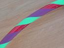 Purple, Green and RedGlitter Hoop