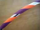 Purple, Orange and Silver Hoop