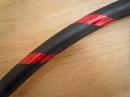 Black and RedGlitter Hoop