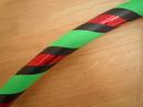 Black, Green and RedGlitter Hoop