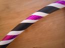 White, Black and PurpleGlitter Hoop