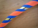 Blue, Orange and Gold Hoop