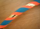 Orange, Teal and Gold Hoop