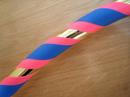 Pink, Blue and Gold Hoop
