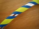 Blue, Yellow and Silver Hoop