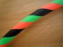 Black, Green and Orange Hoop