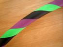 Black, Green and Purple Hoop