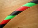 Black, Green and Red Hoop