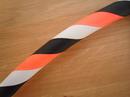 Black, Orange and White Hoop