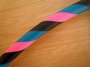 Black, Pink and Teal Hoop