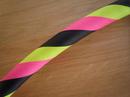 Black, Pink and Yellow Hoop