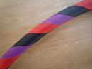 Black, Purple and Red Hoop