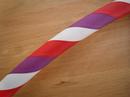 Purple, Red and White Hoop
