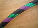 Black, Purple and GreenGlitter Hoop
