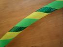 Green, Yellow and GreenGlitter Hoop