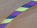 Purple, Yellow and BlackGlitter Hoop