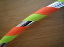 Orange, Yellow and Silver Hoop