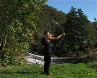 hoop swinging