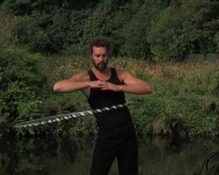 hooping waist to neck