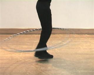 hooping foot circles