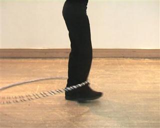 hooping foot circles