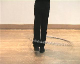 hooping foot circles