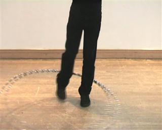 hooping foot circles