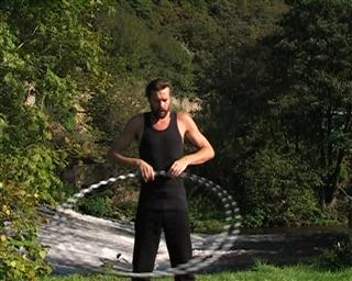 hooping outside circles