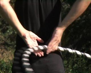 hooping outside circles