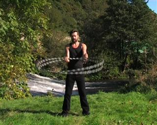 hooping rotating circles