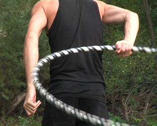 hooping rotating circles