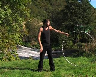 hooping rotating circles