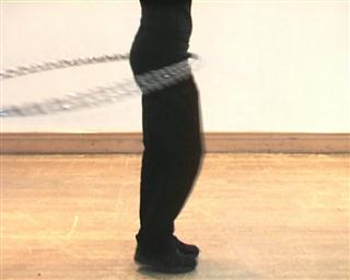 hooping knee circles