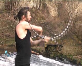 hooping three beat weave