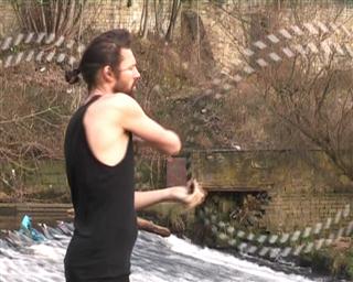hooping three beat weave